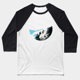 Texas Style Lone Surfer Baseball T-Shirt